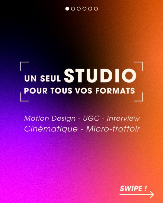 Post Instagram : un seul studio pour tous vos formats